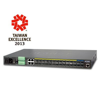 Planet 8-Port 100/1000Base-X SFP + 2-Port