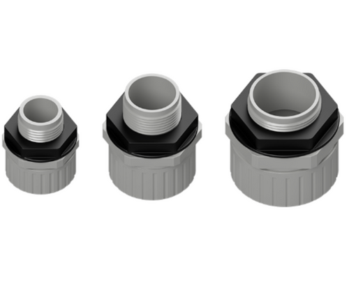 MATELEC GLA-25G/COR 25MM PVC CORRUGATED GLAND GREY