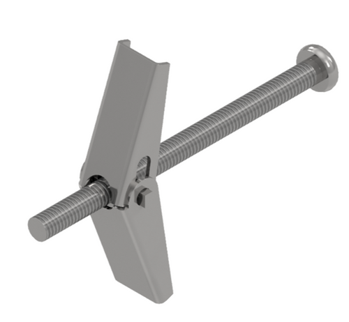 MATELEC MTLST-18X2 SPRING TOGGLE 1/8 INCH x 2 INCH ZINC PLATED 100 PACK