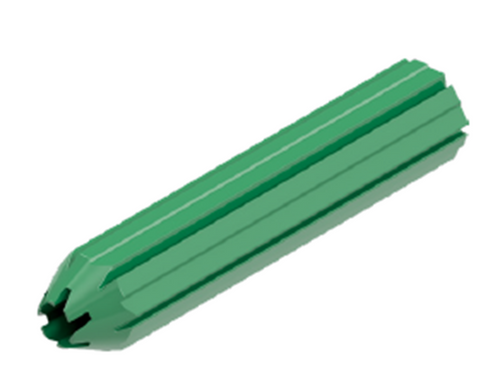 MATELEC WPG-M7/50 WALL PLUG 7 X 50MM GREEN 200 PACK