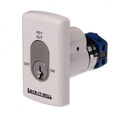 Key Out Centre - 2 Contacts Keyswitch