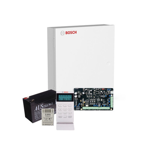 Bosch 2000 Control Panel Kit with LCD keypad No PIRS's or Sirens/strobes. Kit includes solution 2000 panel pre mounted