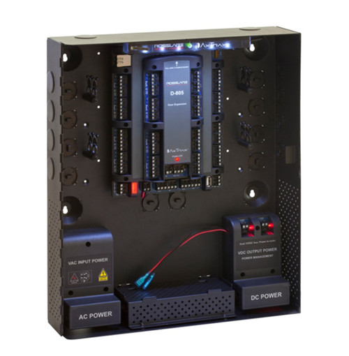 ROSSLARE AC-825IP NETWORK ACCESS CONTROLLER 6X READERS 2X OSDP 12X INPUTS 6X OUTPUTS UPTO 58 DOORS 12VDC ETHERNET