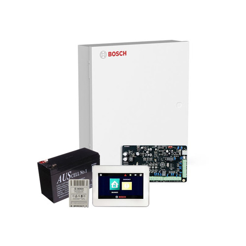 Bosch 3000 Control Panel Kit with 4.3" Touchtone keypad No PIRS's or Sirens/strobes. Kit includes solution 3000 panel