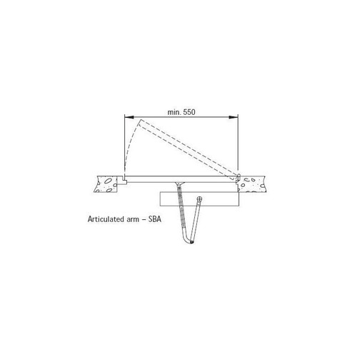 Sprint Arm for Outward Opening Doors