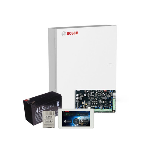 Bosch 3000 Control Panel Kit with 5" Touch keypad No PIRS's or Sirens/strobes. Kit includes solution 3000 panel pre