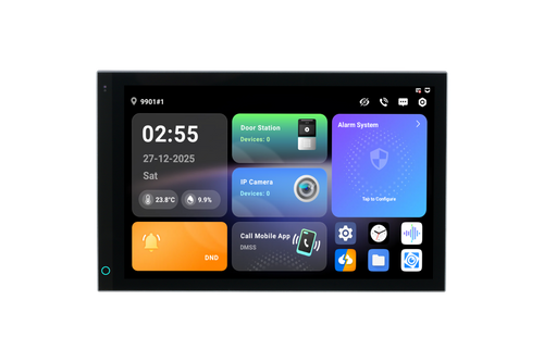2-Wire IP Intercom Wi-Fi Horizontal Monitor 10-Inch Touchscreen With Rear LAN