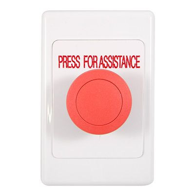 Smart Plastic GPO Plate RED Mushroom Butt