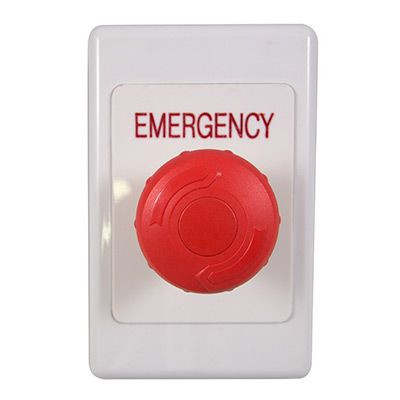 Smart Plastic GPO Plate Red Twist to Rele