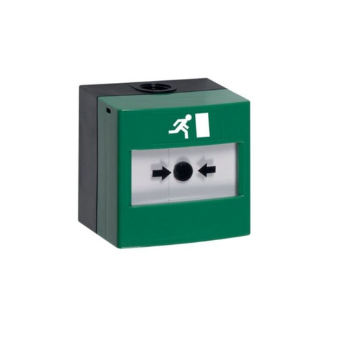 STI Resettable Break Glass IP67 GREEN
