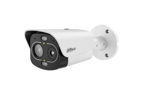 TPC-BF1241-TB7F6-DW-S8-V1 Dahua Eureka Series Thermal Network Mini Hybrid Bullet Camera with Temperature Measurement -
