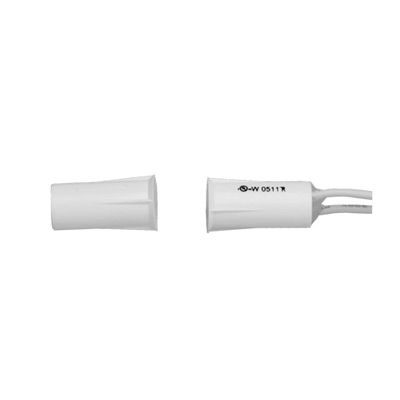 Tane Steel Door Flush Mount 3/8 Reed SHORT version Contact Size: .35"x.75"(9mmx19mm) Standard Magnet Size: