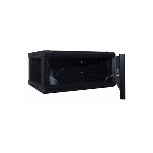 Global Wall Mount Rack 4RU x 450D Black