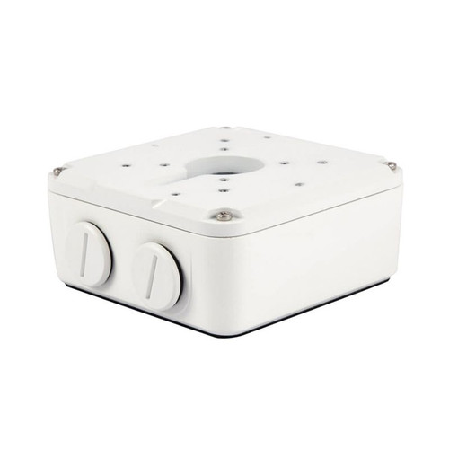 MOUNTING BOX WITH LID WHITE ALUMINIUM ALLOY SUITS BULLET PTZ/ BULLET/ SPEED DOME PTZ/ OMNIVIEW 0.75KG