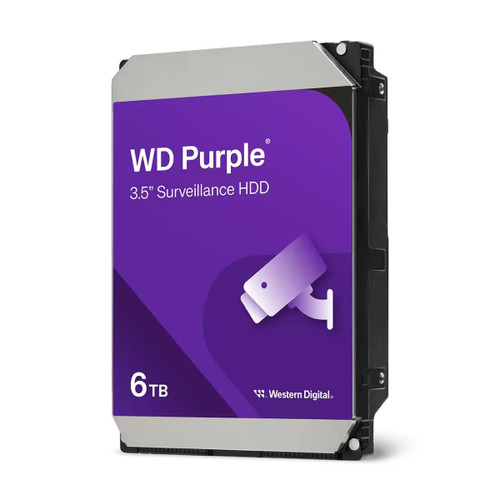 WESTERN DIGITAL WD64PURZ PUR HDD SURVEILLANCE 6TB 3.5" SATA III( 6GB/s) 5400 RPM