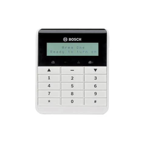 BOSCH B915 G-SERIES HARDWIRED KEYPAD BLACK/WHITE ALPHANUM LCD WITH BACKLIT PLASTIC WALL MOUNT SDI2 12VDC