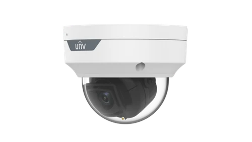 UNIVIEW IPC3528LE-ADF28K-WP UNV IPC3528LE-ADF28K-WP IP WHT AI PERIMETER PROTECTION ULTRA MOTION DET 8MP/ 4K H.264/5/ MJPEG DOME CAM 120WDR PLAS/MET 2.8MM FXD C/HUNTER W/ WISE-ISP WRM/LED 30M POE IP67 B/I-MIC UPTO 512GB SD IK10 12VDC -30°C TO +60°C