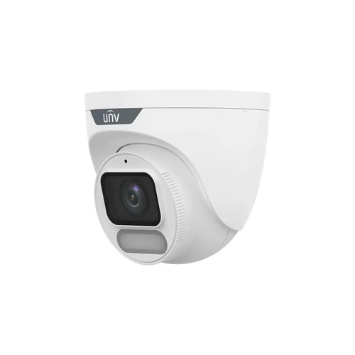 UNIVIEW IPC3626LE-ADF28KM-WP2 0235V27C IP WHT HUMAN/VEHICLE DET ULTRA MOTION DET 6MP H.264/5/ MJPEG TURR CAM 120WDR MET 2.8MM FXD WARM LIGHT WRM/LED 30M POE IP67 B/I-MIC UPTO 512GB SD 12VDC 360° 75° 4 PROG POLYGON -30°C TO +60°C