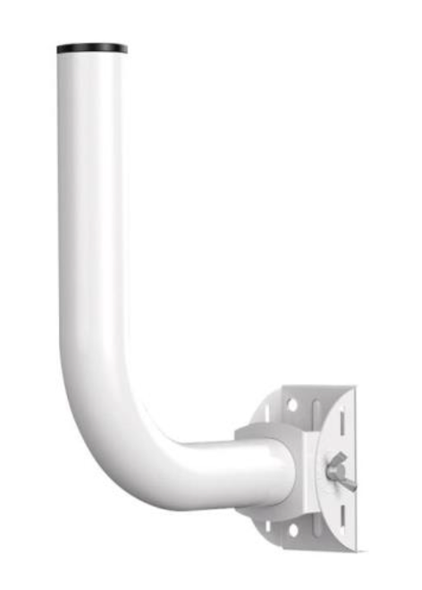 IP-COM Kit-M1 L-SHAPED POLE/WALL MOUNT BRACKET METAL WHITE 249HX35WX201D (MM)