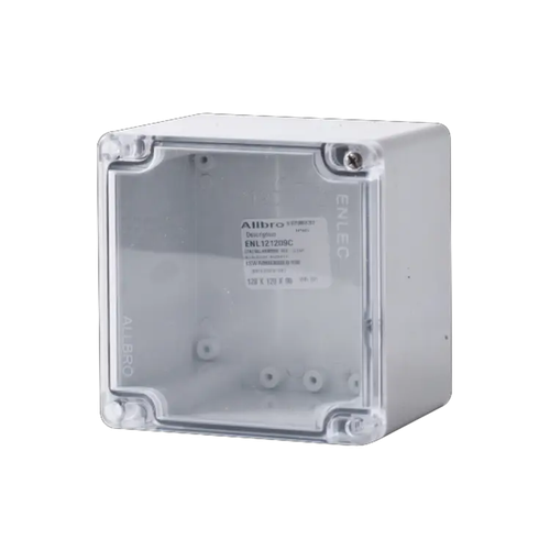 ALLBRO ENL121209C ENLEC ENCLOSURE POLYCARBONATE IP66 WITH CLEAR LID