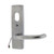 Lockwood Standard Style External Handle Square End, Satin Chrome Lever - Cylinder - LED