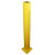 1.2m High Bollard with NO Gooseneck YELLOW