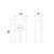 WIRELESS INTERCOM( 433MhZ) 1 BUTTON DOOR CHIME SILVER RESIDENTIAL PLASTIC 5VDC/2 x AA BATTERY