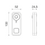 WIFI INTERCOM( 2.4Ghz) 1 BUTTON AUDIO/VIDEO DOOR STATION SILVER RESIDENTIAL TOUCH BUTTON 4MP 160&deg; WDR PLASTIC IP54 H.264 LOCK OUTPUT(POWERED) BUILT IN 8GB SD CARD 24VDC