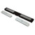 LOX Electro Magnetic Lock Slimline BLACK 280kg Monitored Double incl. Anti-Tamper Plate