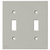 Features Design allows fro back plate and cover to be separated These Face plates are compatible with ither standard