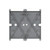 SMB Full Footprint Mounting Plate Mounting plate designed to fit the screw holes of a full Gallagher Cabinet footprint.