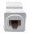 Jack Cat6 RJ45 K/110 Clipsal Style White 50PK