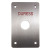 Flat Stainless Plate Duress