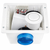 SECOR Siren Cover Kit Combo With Blue LED Strobe Top Hat
