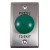 GREEN 22mm diameter Mushroom Button & Sta