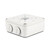 MOUNTING BOX WITH LID WHITE ALUMINIUM ALLOY SUITS BULLET PTZ/ BULLET/ SPEED DOME PTZ/ OMNIVIEW 0.75KG