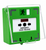 Green Manual Call Point With Protective Cover