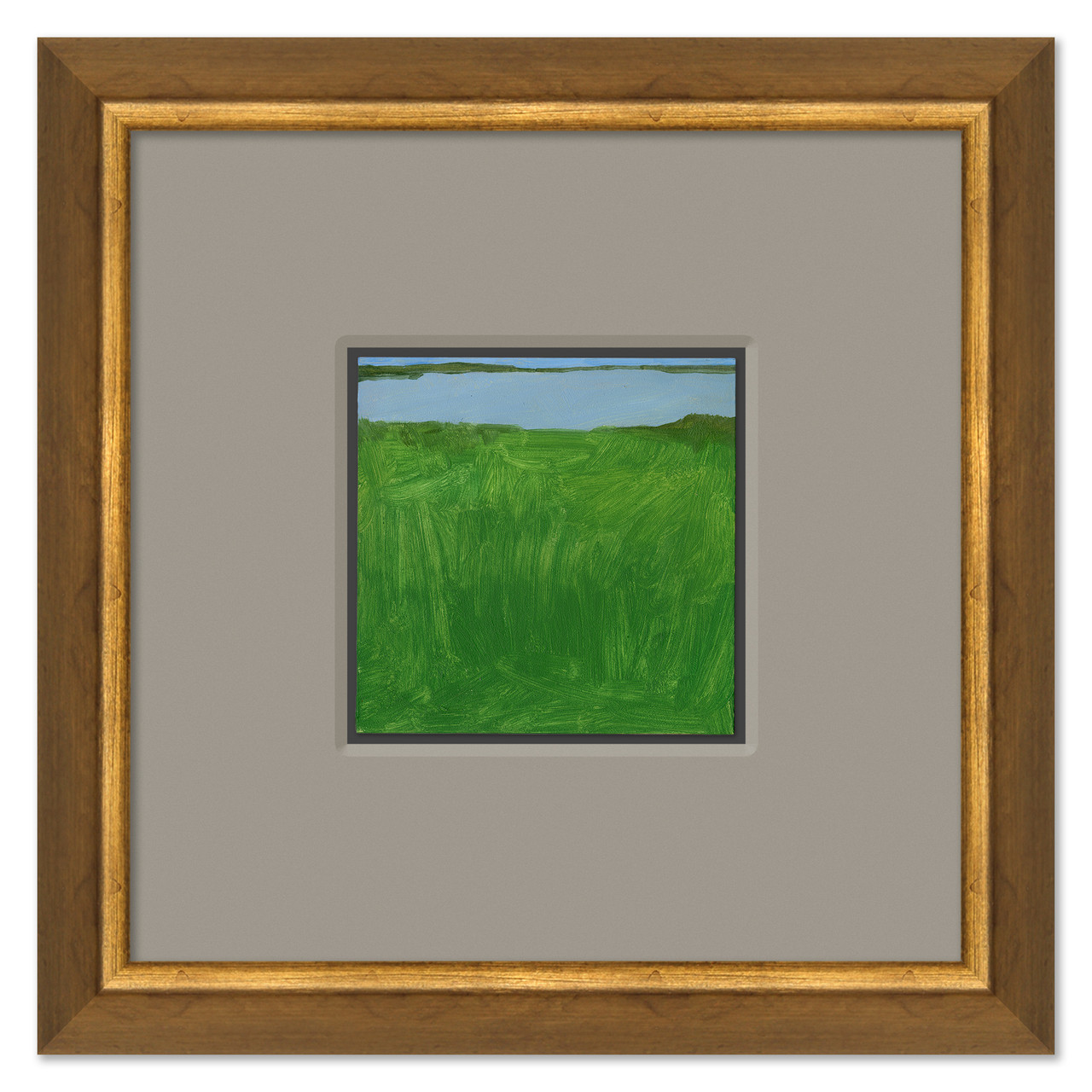 油絵　oil painting Pea Island Marsh