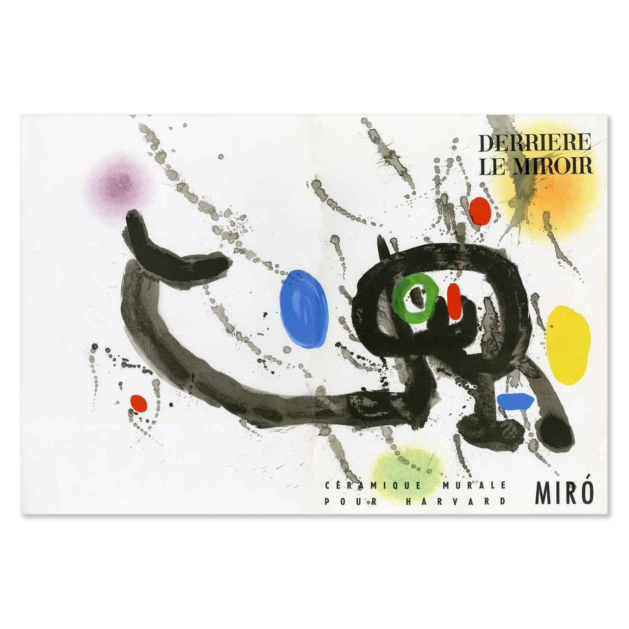 Original Joan Miro Lithograph From 