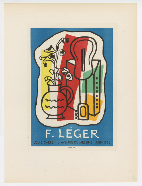 After Fernand Leger "Louis Carre" Lithograph (1959)