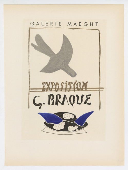 After Georges Braque 'Exposition' Lithograph (1959)