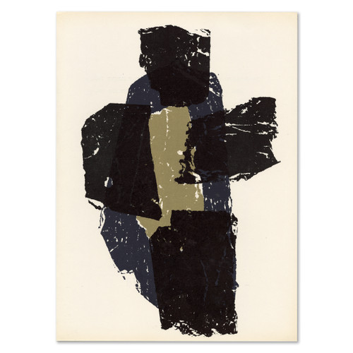 Original Paul Rebeyrolle Lithograph, Derriere Le Miroir No. 163