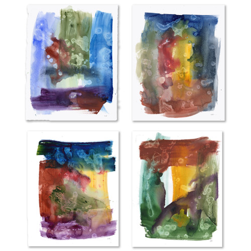 "Seasonal Refinement" Original Watercolor Painting Set II