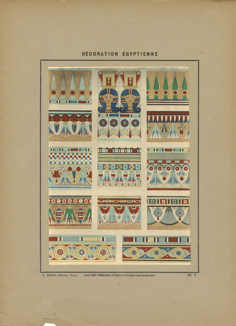 Decoration Egyptienne Print Pl. 7 (SOLD)
