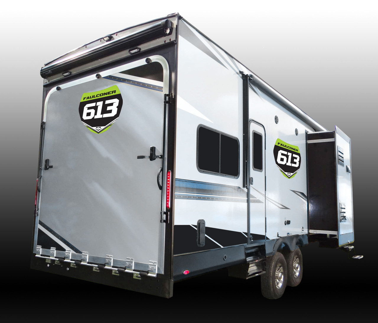 TRAILER NUMBER PLATE CUSTOM ID GRAPHICS 6 PCS SET