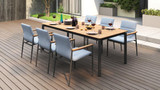Ara Extension Dining Table SS Powder Coated - Ambiance Image~~