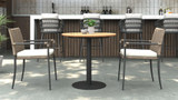 Colline Round Bistro Table - Ambiance Image~~