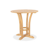 Classic Round Bar Table 106 Teak Footrest~~