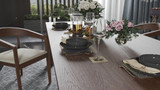 Dado Dining Table - Ambiance Image~~