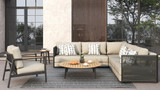 Dorus SS Coffee Table Round 120 - Ambiance Image~~
